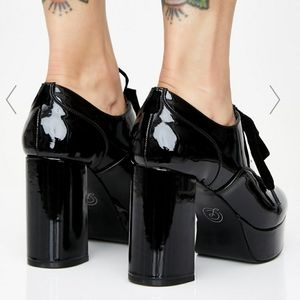 NATTALY PATENT BOOTIES heels Chinese Laundr